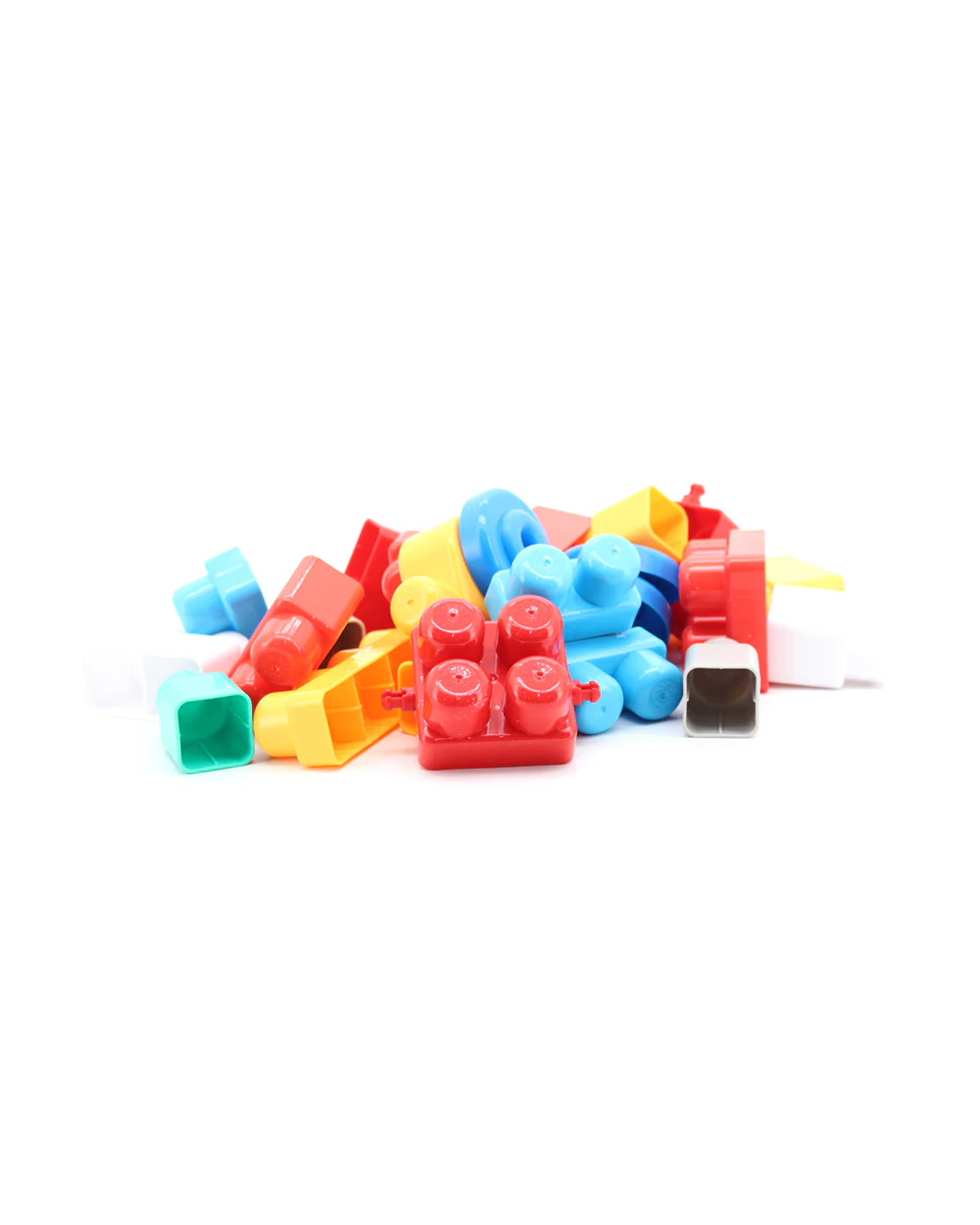 Sunta Cow Building Blocks-30 Colorful Pieces In Portable Trolley Container-Promotes Creativity & Motor Skills-18M+ - Image 4
