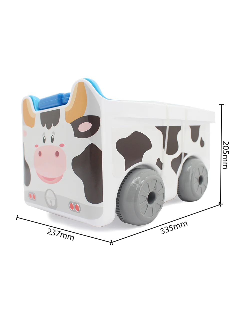 Sunta Cow Building Blocks-30 Colorful Pieces In Portable Trolley Container-Promotes Creativity & Motor Skills-18M+ - Image 7
