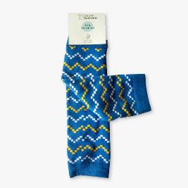 SuperBottoms Red, Grey & Blue Legwarmers-Printed-Cotton Blend-Pack of 3-For Infants - Image 4