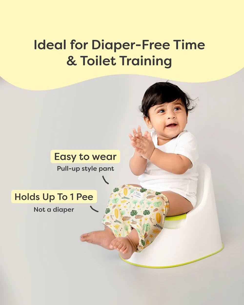 SuperBottoms Jungle Jam Cloth Diapers-Padded Underwear-100% Cotton-Washable & Reusable-Pack of 3 - Image 6