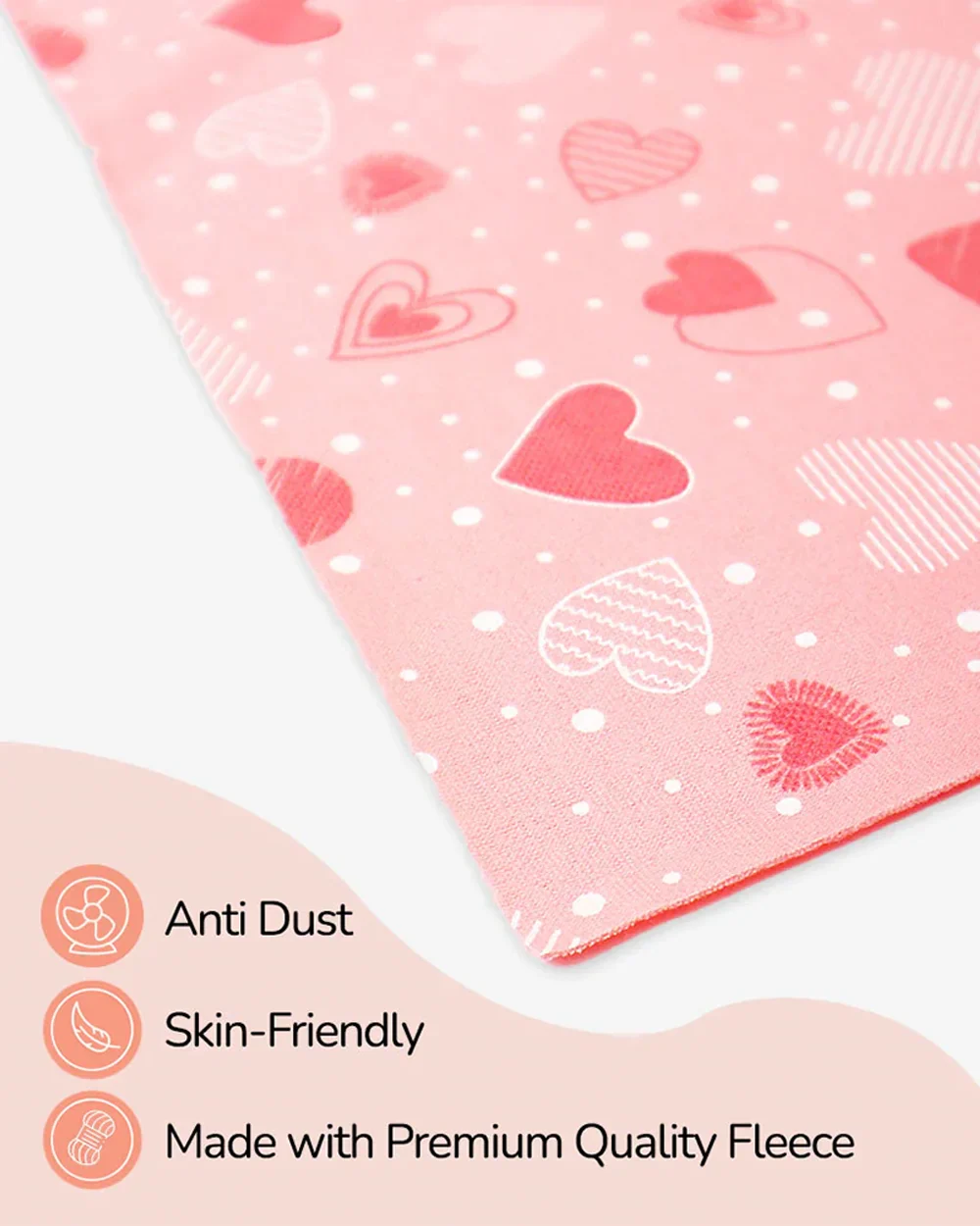 SuperBottoms Travel Diaper Changing Mats-Lightweight & Anti-Heat-Cotton Fleece-Peppy Pink-Pack of 2 - Image 3