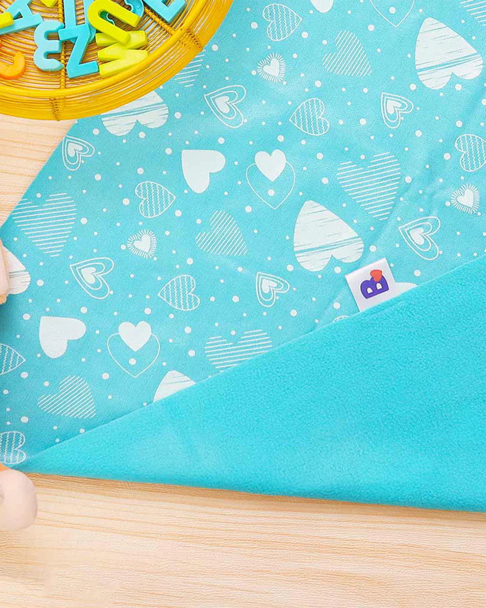 SuperBottoms Travel Diaper Changing Mats-Lightweight & Anti-Heat-Cotton Fleece-Peppy Pink-Pack of 2 - Image 9