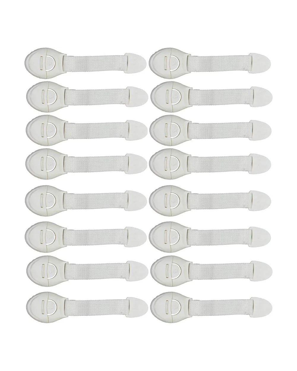 SYGA Baby Safety Lock-Prevents Child from Opening of Cabinet, Drawer & Wardrobe-Easy to Install-White - Image 8
