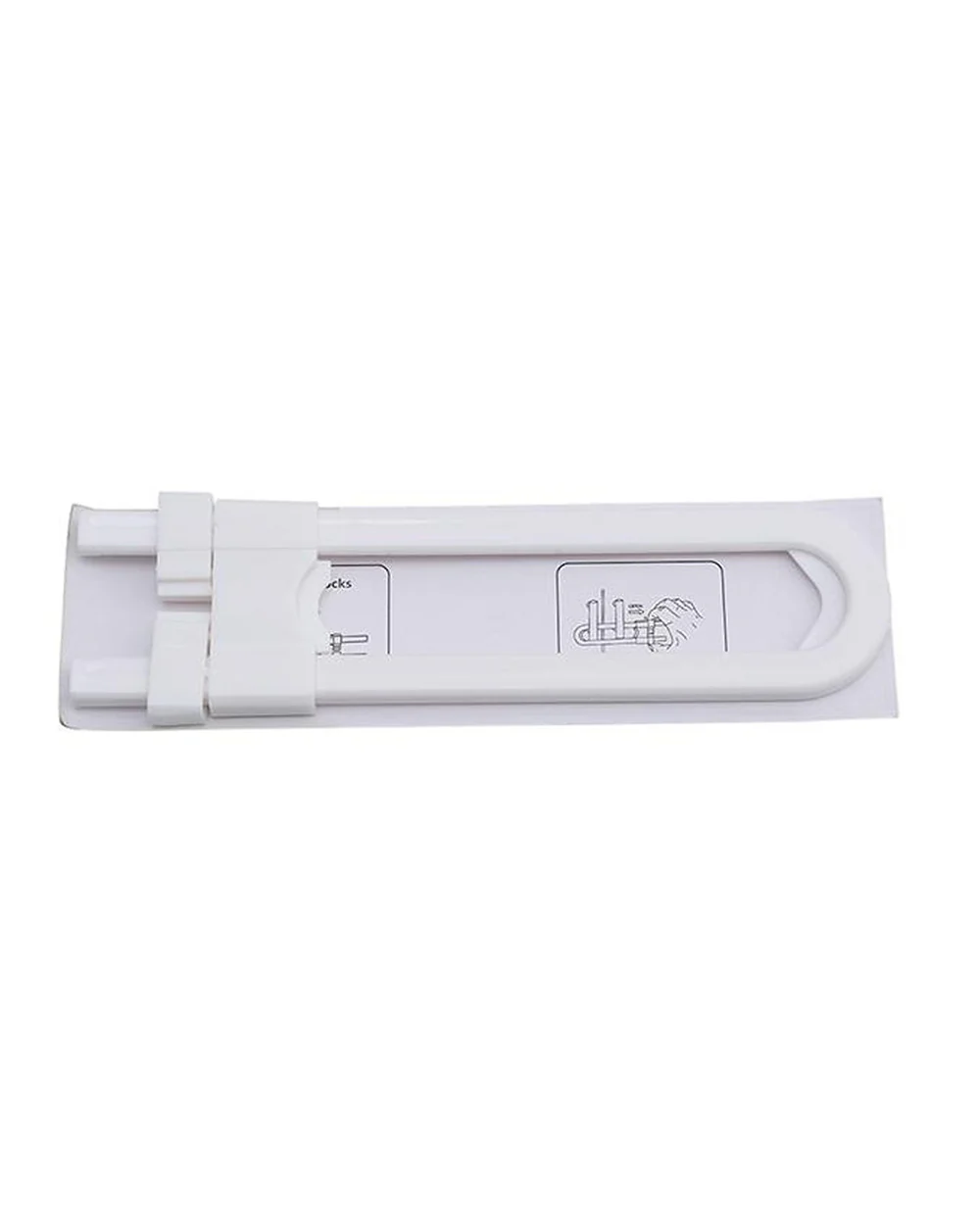 SYGA Baby Sliding Safety Lock-Childproofing Cabinet Latch-Prevents Child from Opening Knobs & Handles-U Shape-White - Image 28