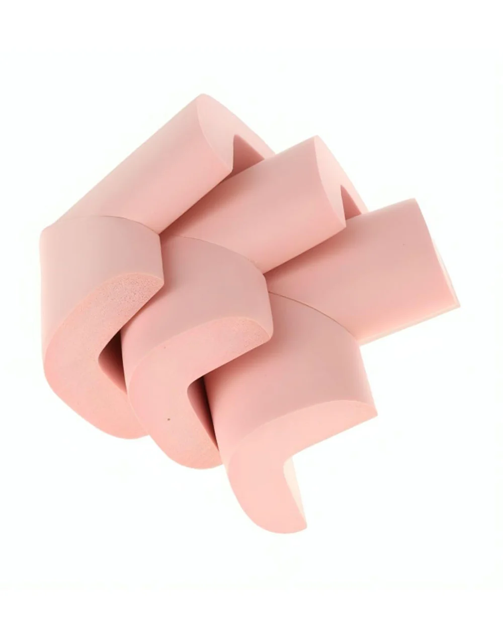 SYGA Edge Guard Protector-Suitable for Table and Desk-With Impact Absorbing Foam-L Shape-Light Pink - Image 8