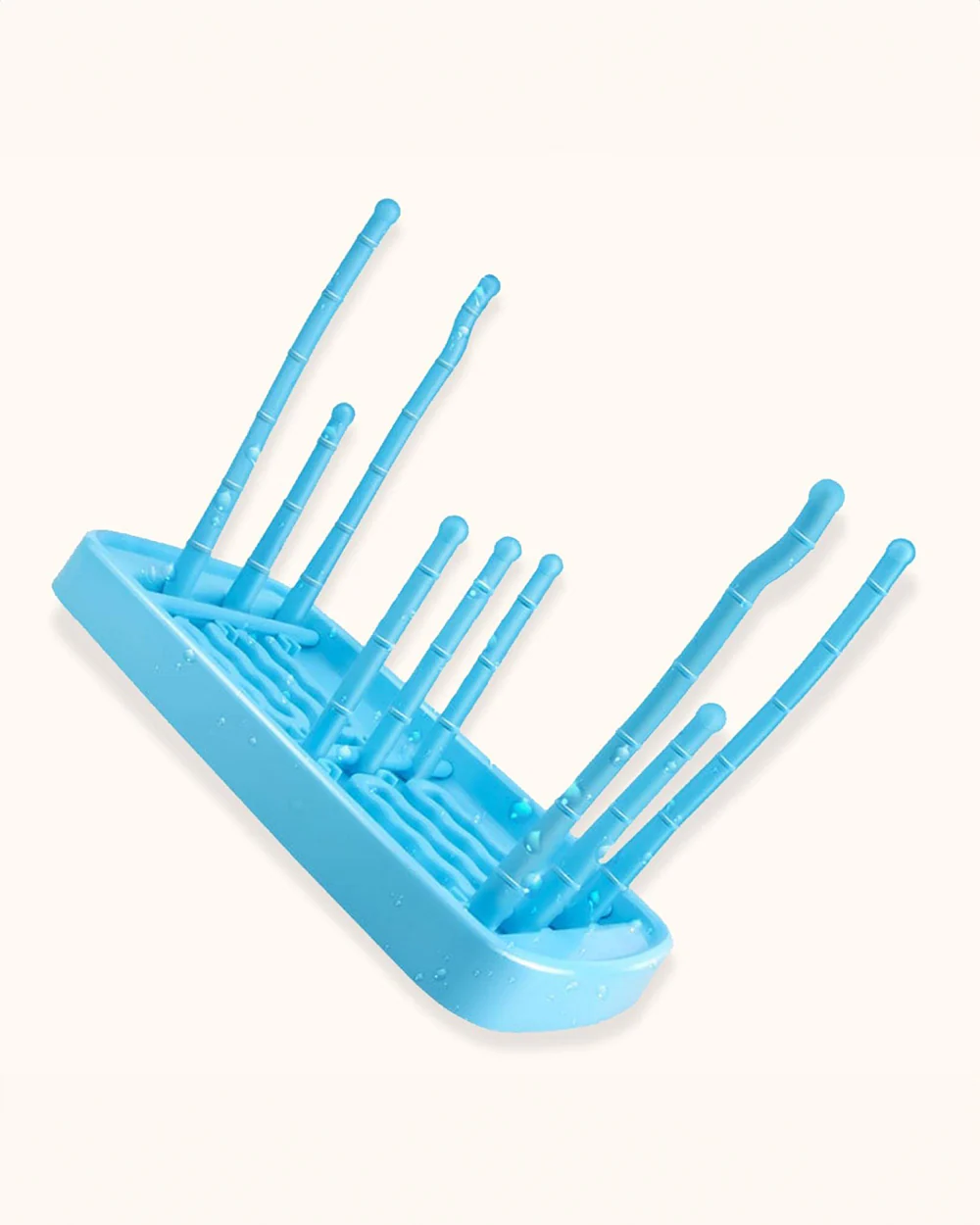 Syga Foldable Baby Bottle Drying Rack-Blue - Image 3