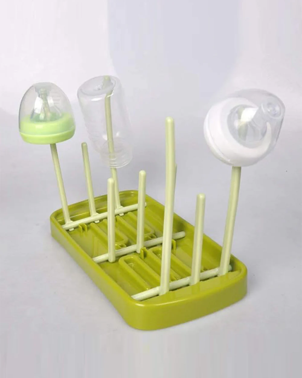Syga Foldable Baby Bottle Drying Rack-Green - Image 6