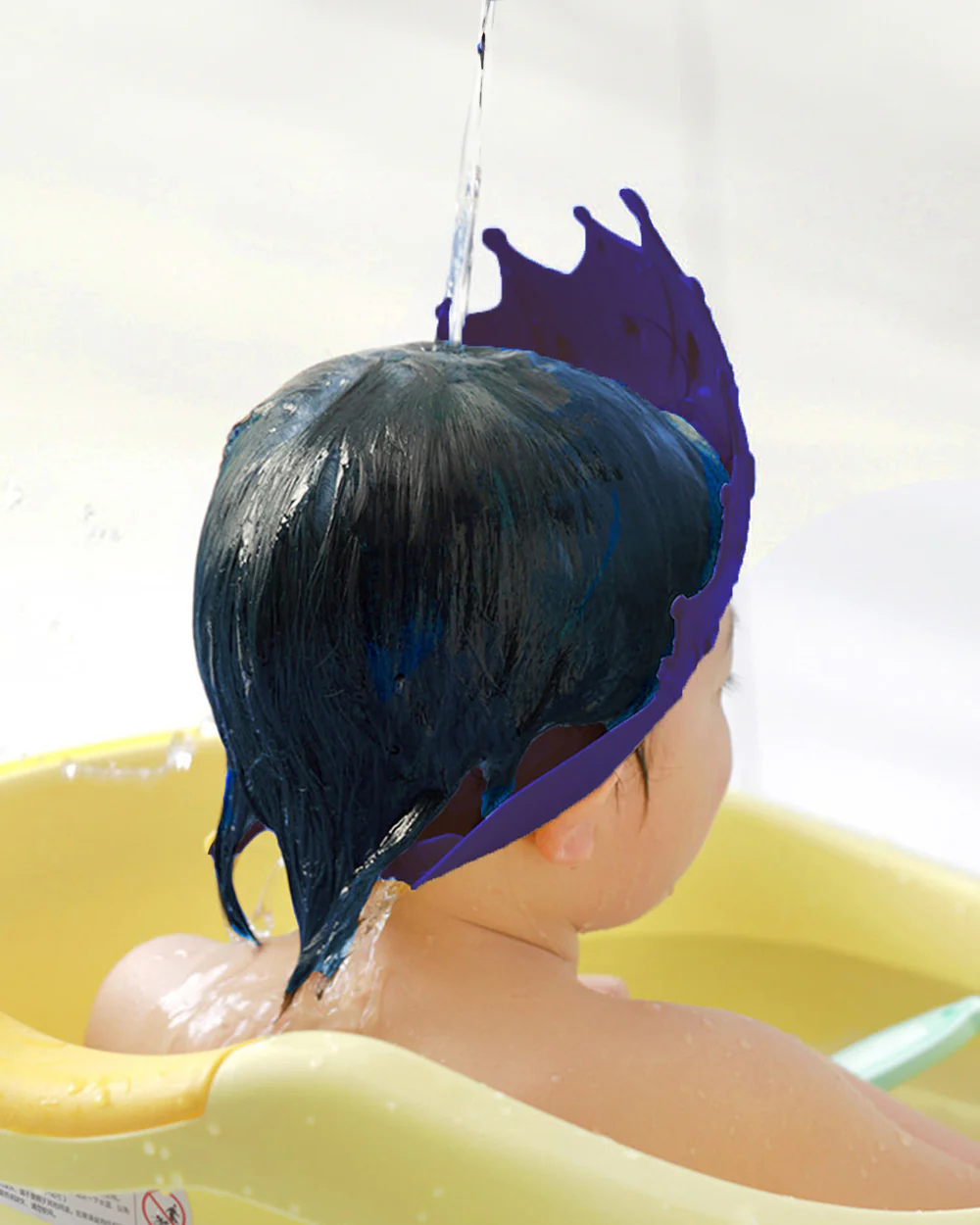 Syga Shower Cap-With Visor Hat-Blue - Image 2