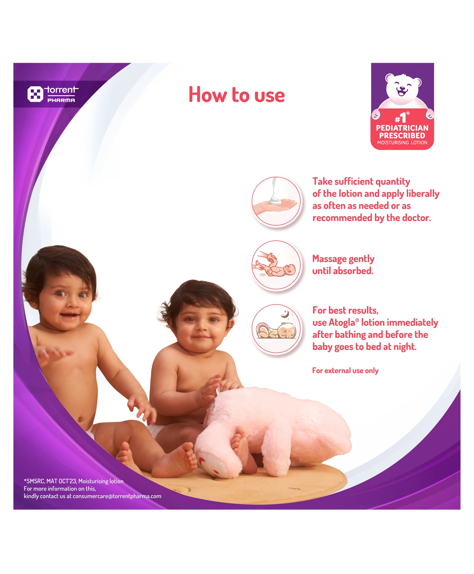 Tedibar Atogla Baby Lotion-With Ceramides & Oat Lipids - Image 10