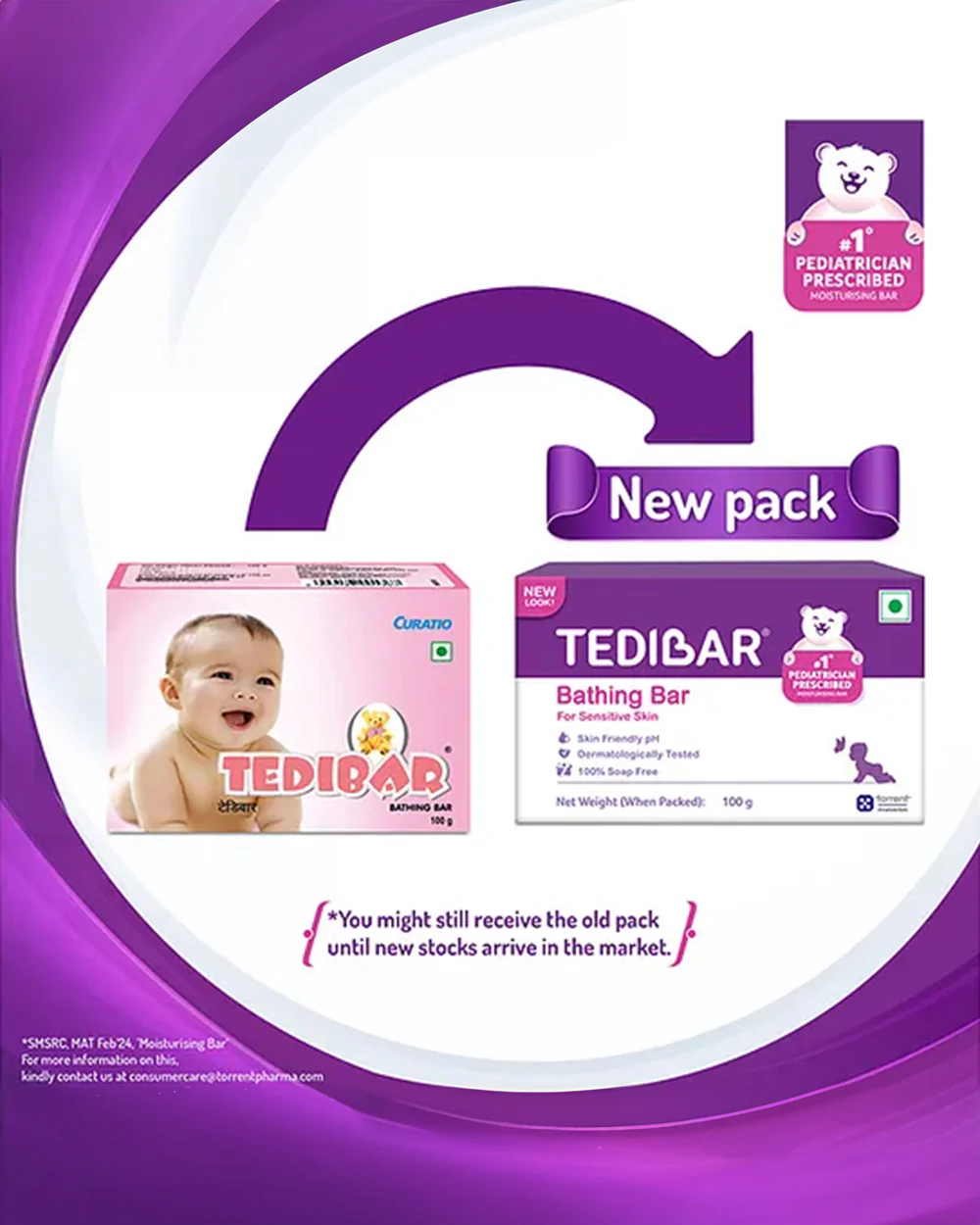Tedibar Moisturising Baby Soap Bar-100 g - Image 17