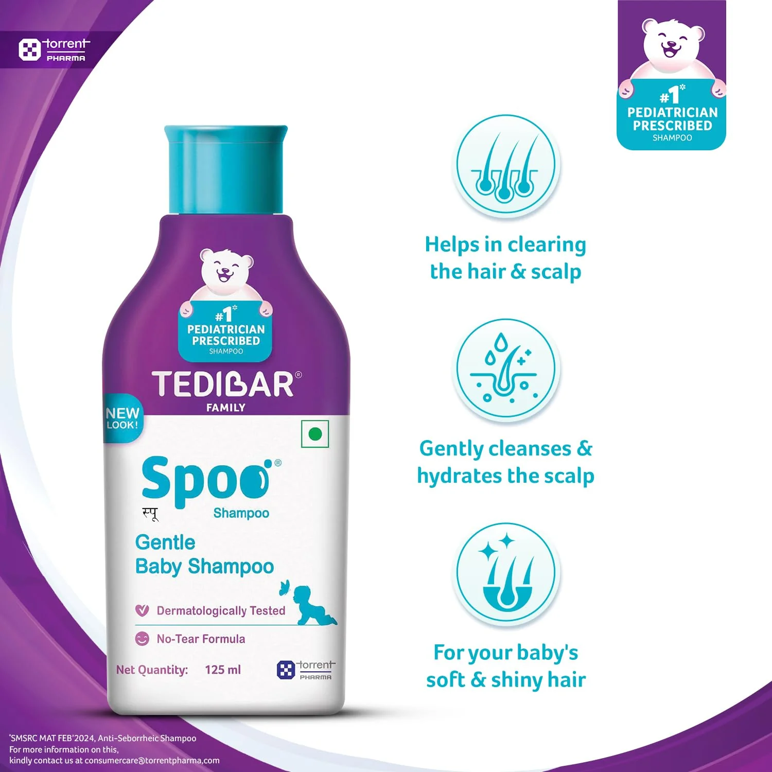 Tedibar Spoo No-Tear Gentle Baby Shampoo - Image 13