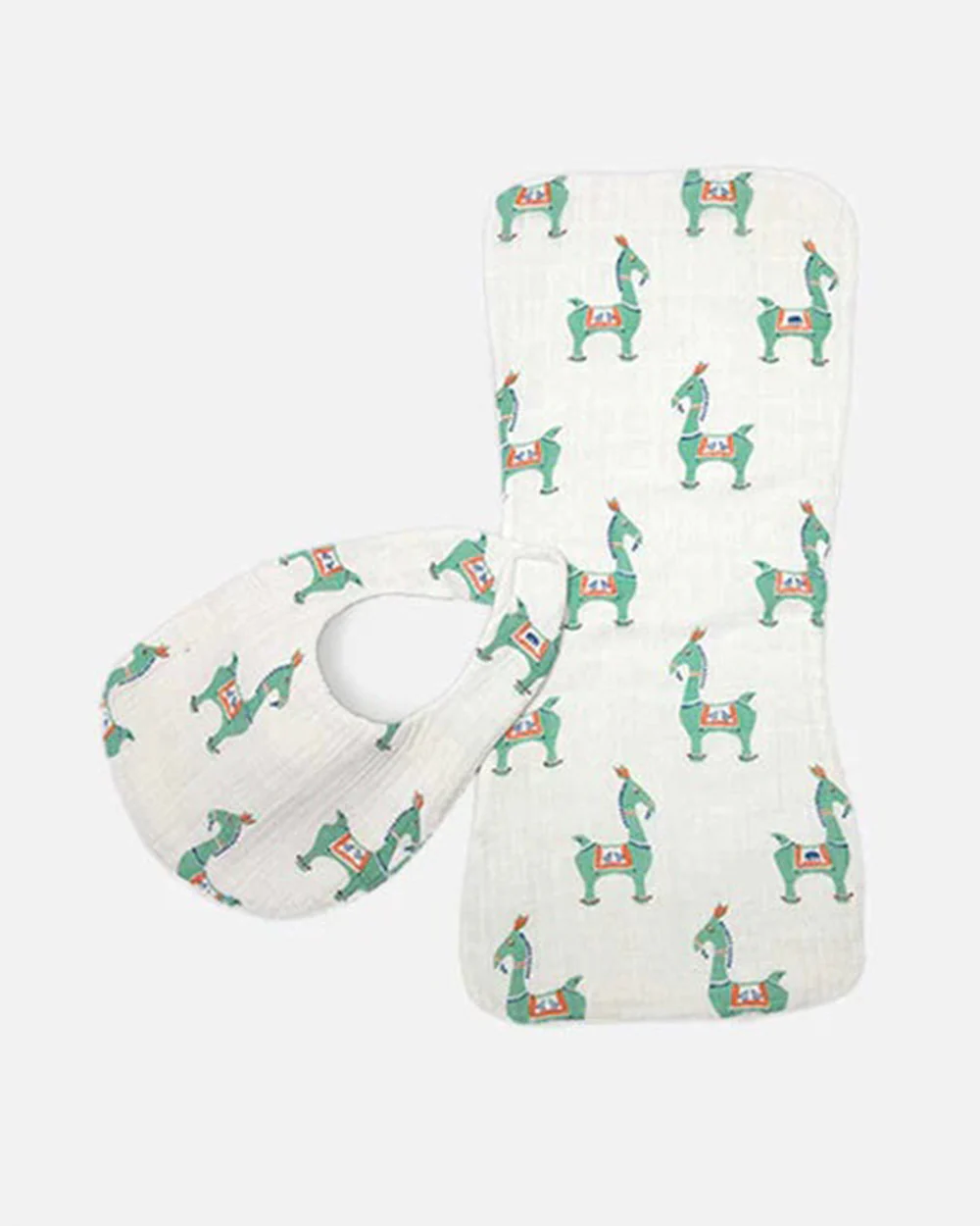 The Almirah 100% Absorbent Organic Cotton Newborn Bib Burp Cloth-Bankura-For Infants - Image 3