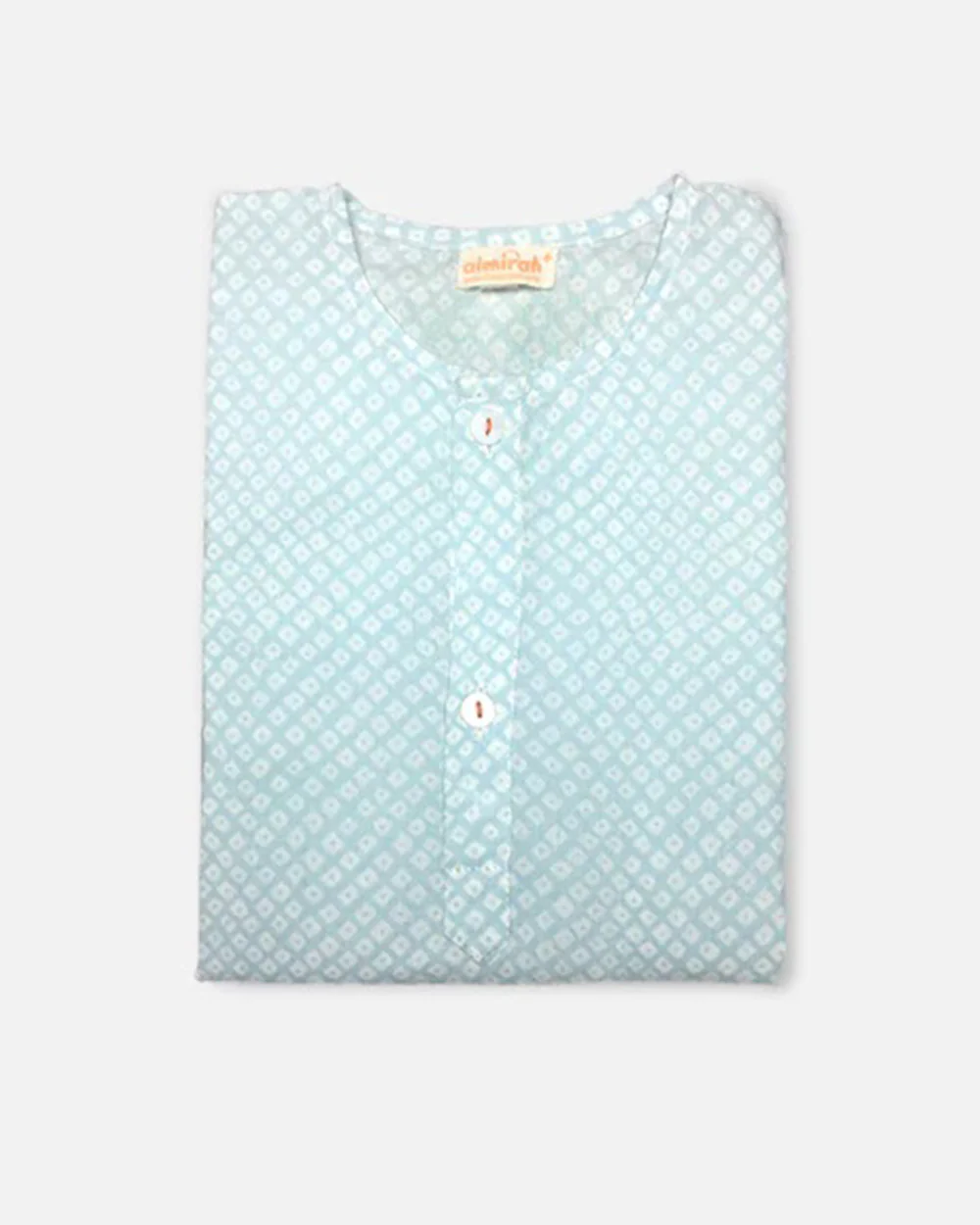 The Almirah Blue Kurta-Haathi-Cotton-For Infants - Image 3
