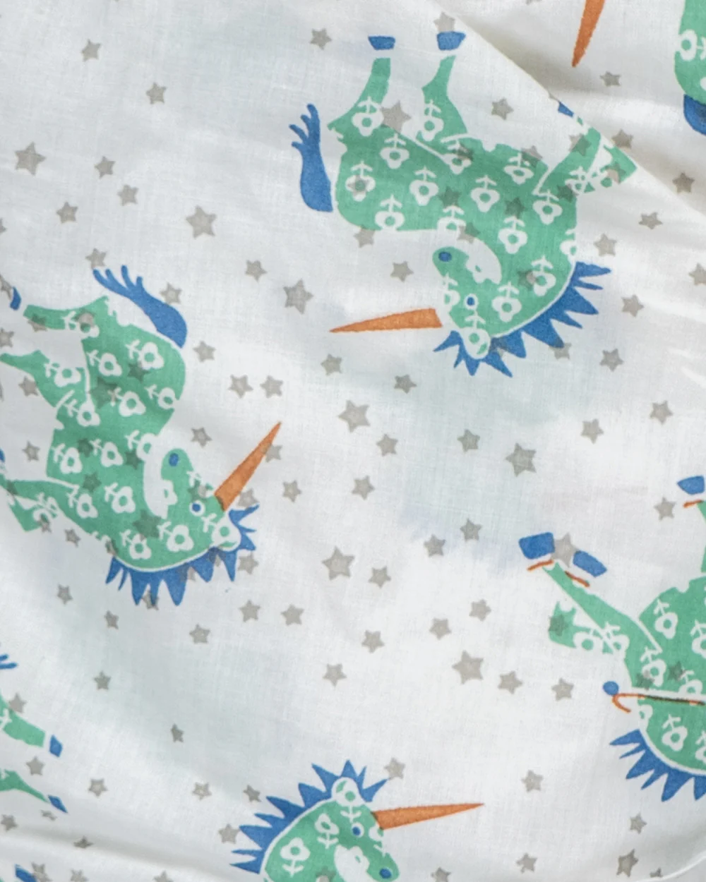 The Almirah Green Jhabla Set-Unicorn-Organic Cotton-For Infants - Image 4