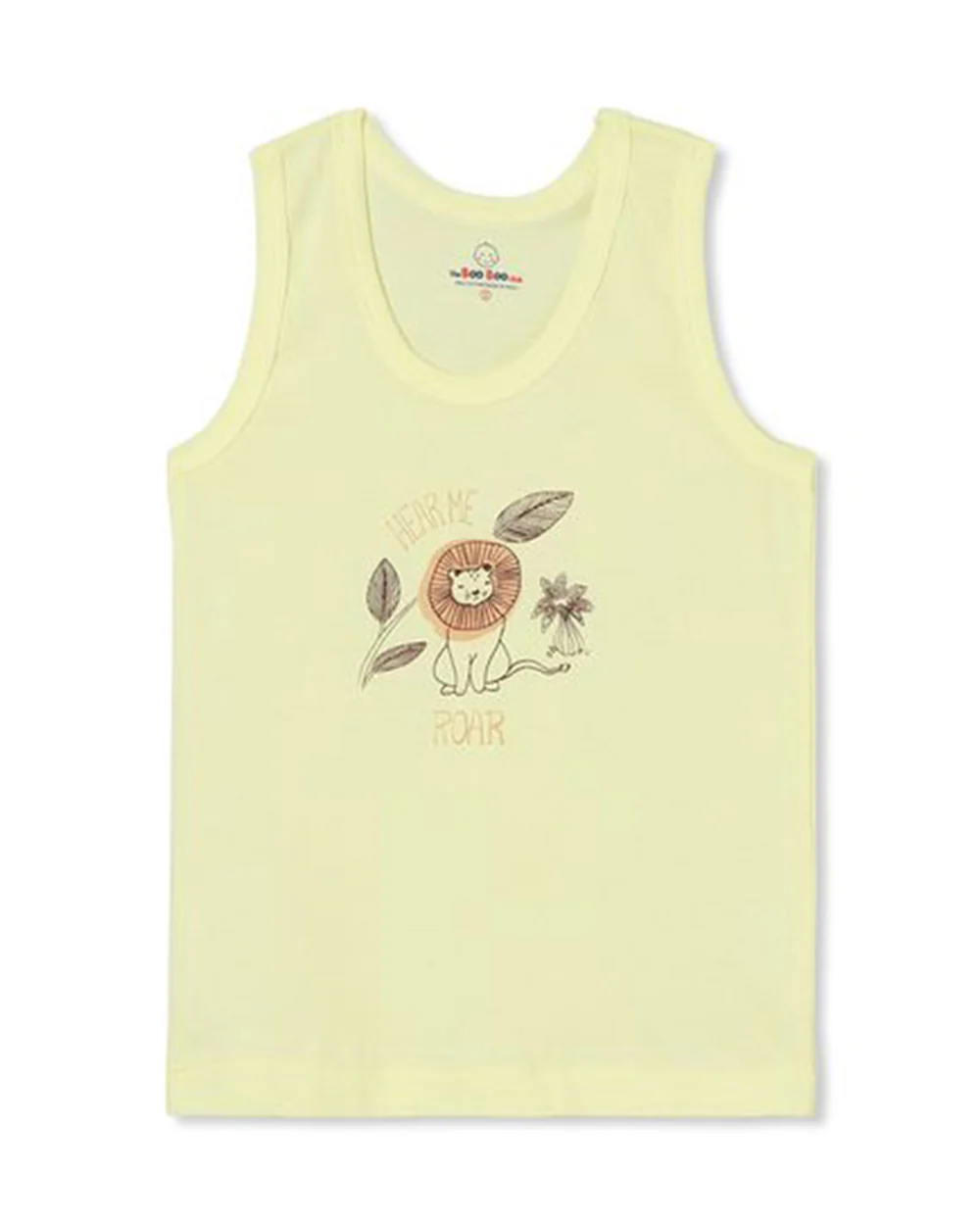 The Boo Boo Club Blue, Peach & Green Vest-Embroidered-Cotton-Pack of 3-For Infants - Image 4