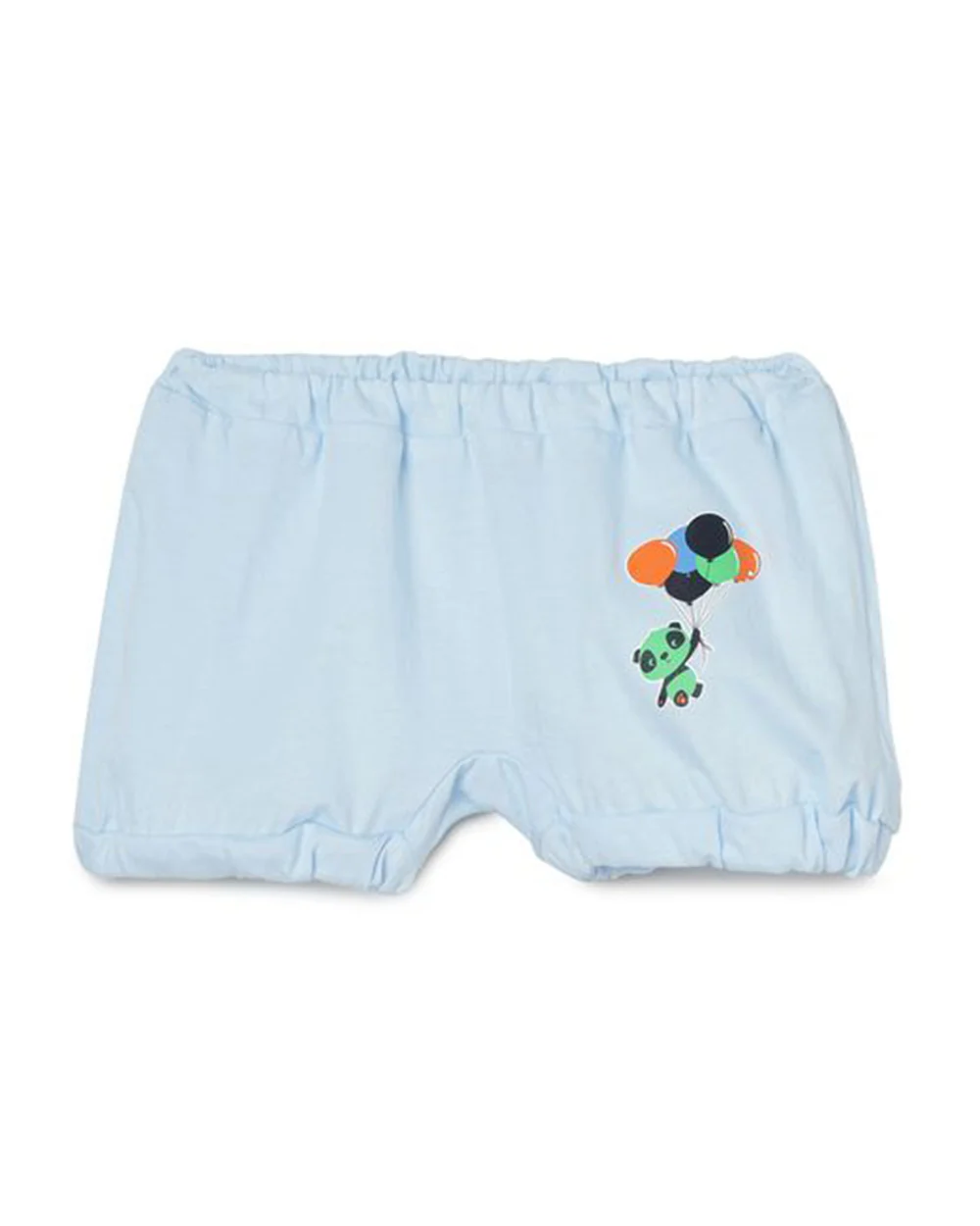 The Boo Boo Club Blue, Pink & Yellow Shorts-Embroidered-Cotton-Pack of 3-For Infants - Image 2