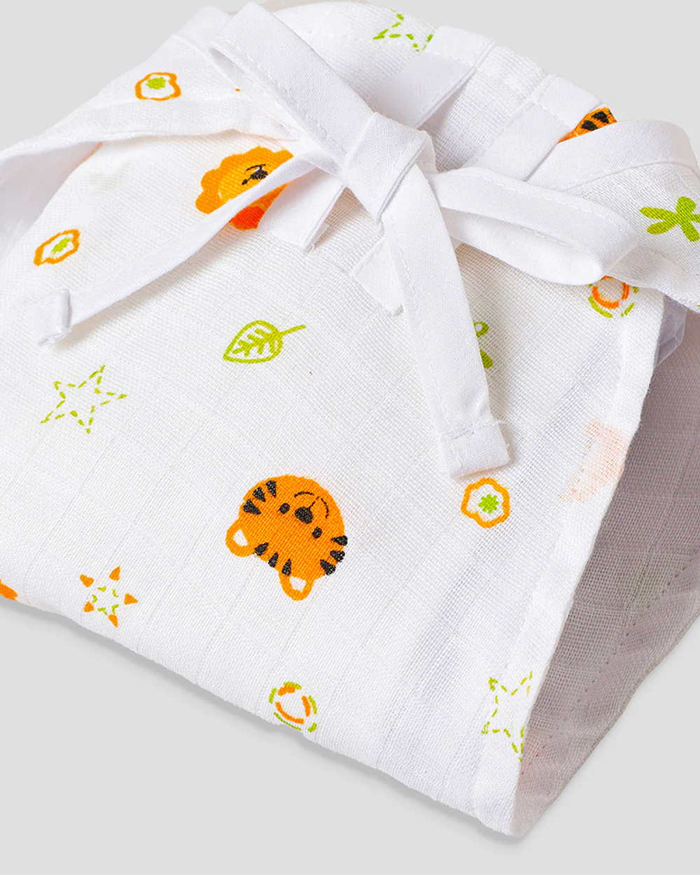 The Boo Boo Club Star & Watermelon Cloth Nappy Combo-GOTS Certified Organic Cotton-Washable & Reusable-Pack of 4 - Image 6