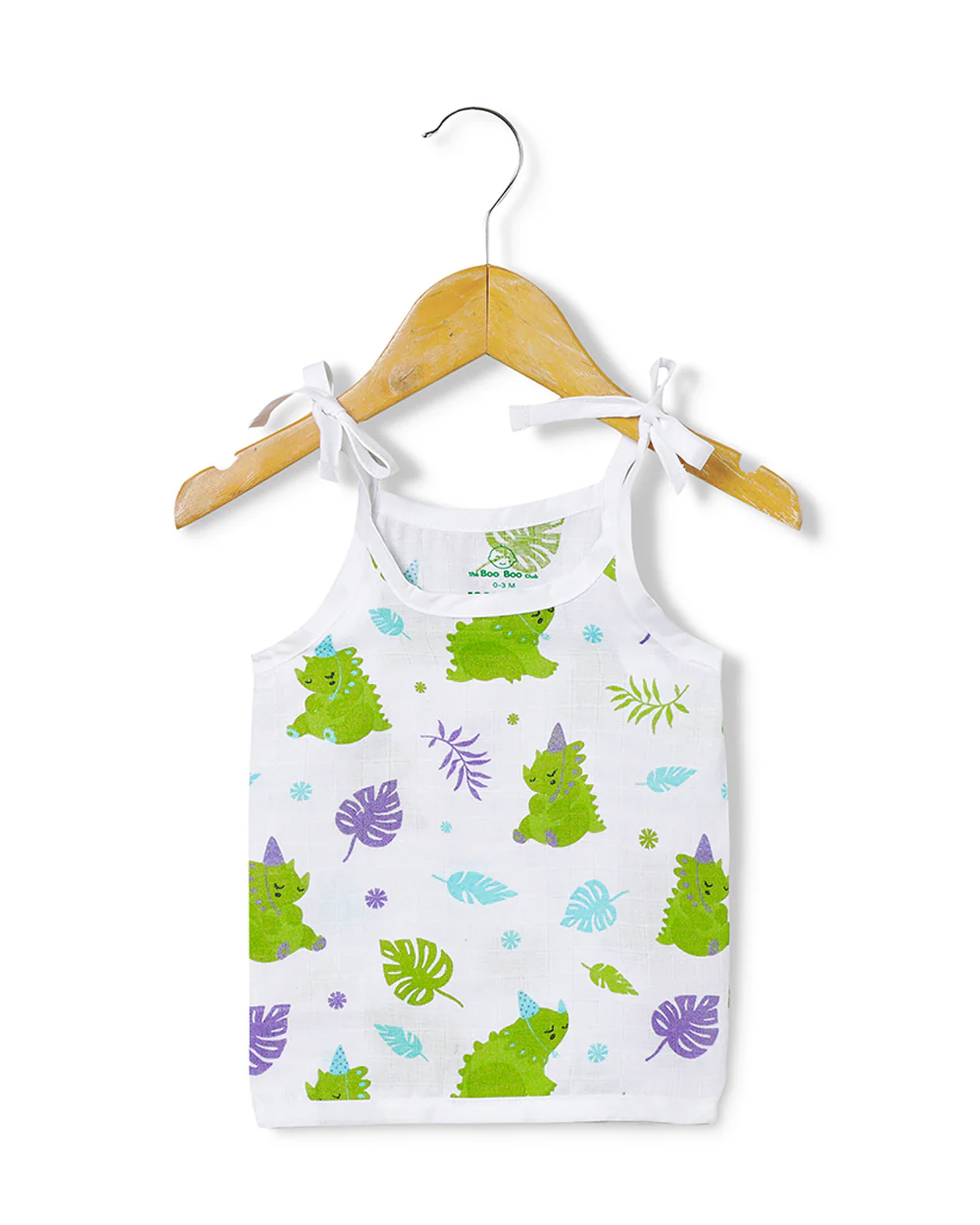 The Boo Boo Club White Vest-Multiprint-Muslin-Pack of 4-For Infants - Image 3