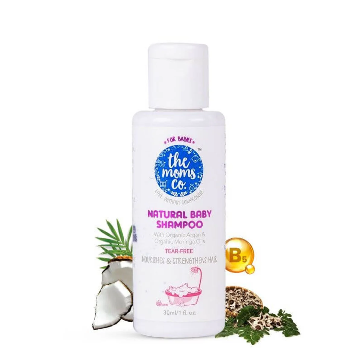The Moms Co Natural Baby Shampoo-With Argan Oil & Moringa Oil - Image 13