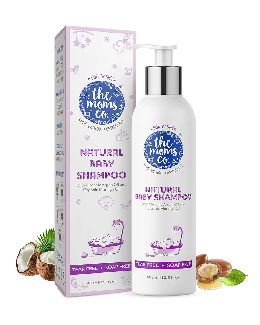 The Moms Co Natural Baby Shampoo-With Argan Oil & Moringa Oil - Image 7