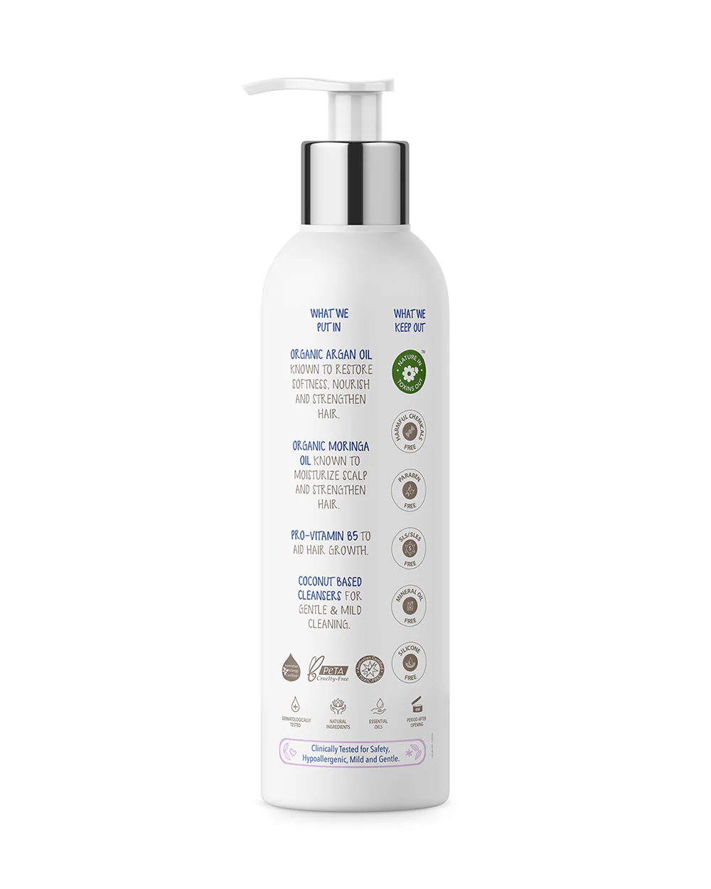 The Moms Co Natural Baby Shampoo-With Argan Oil & Moringa Oil - Image 8