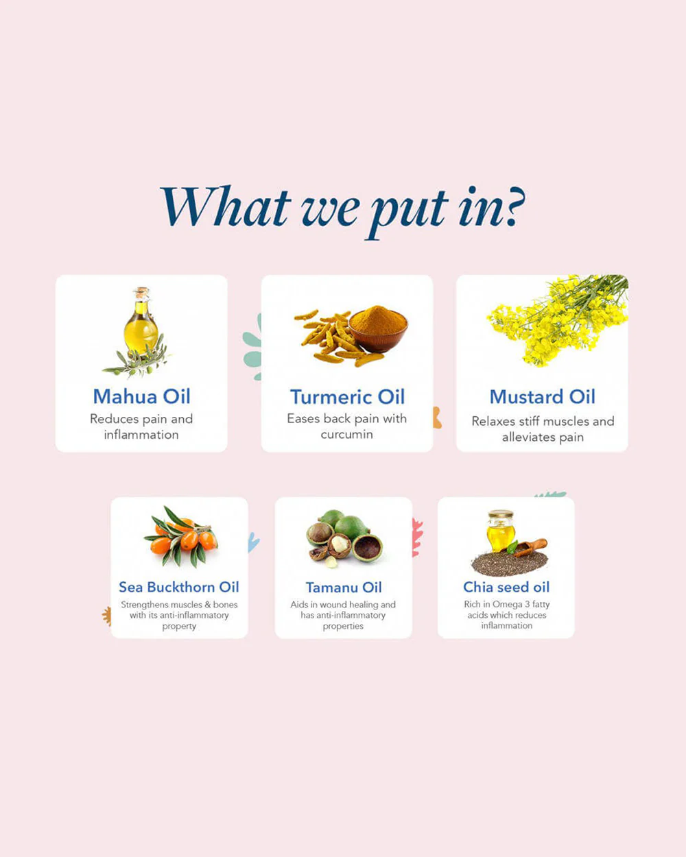 The Moms Co. Natural Relief Oil-With Turmeric & Mustard Oil-Relaxes Muscles & Reduces Menstrual Cramps - Image 4