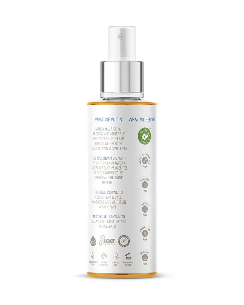The Moms Co. Natural Relief Oil-With Turmeric & Mustard Oil-Relaxes Muscles & Reduces Menstrual Cramps - Image 7