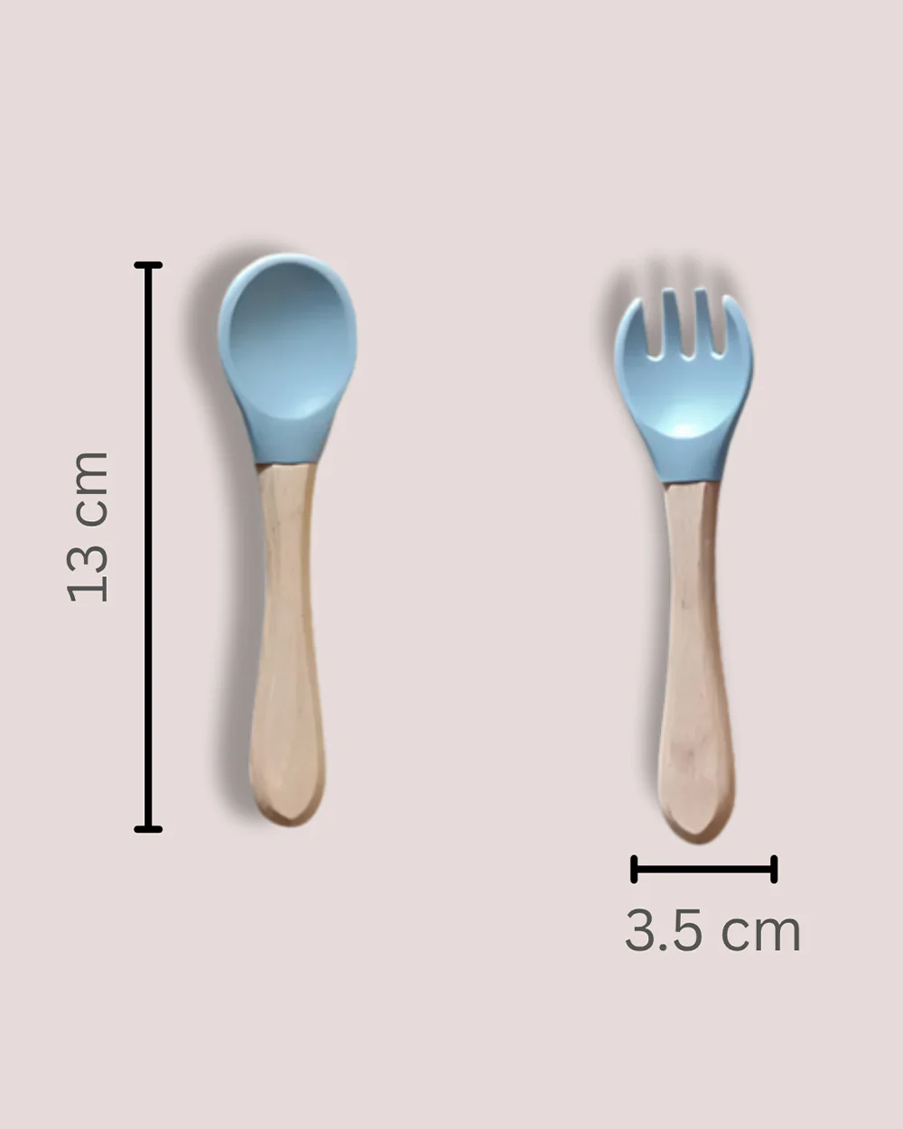 Theoni Silicone Anti Skid Meal Set-Microwave & Dishwasher Safe-BPA Free-Pack of 3-Dusty Blue - Image 7