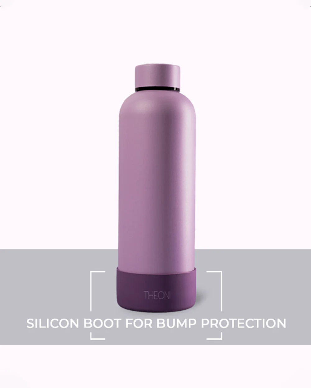 Theoni Stainless Steel Double Walled Insulated Water Bottle-24 Hours Cold & 16 Hours Hot-Playful Purple-500ml - Image 8