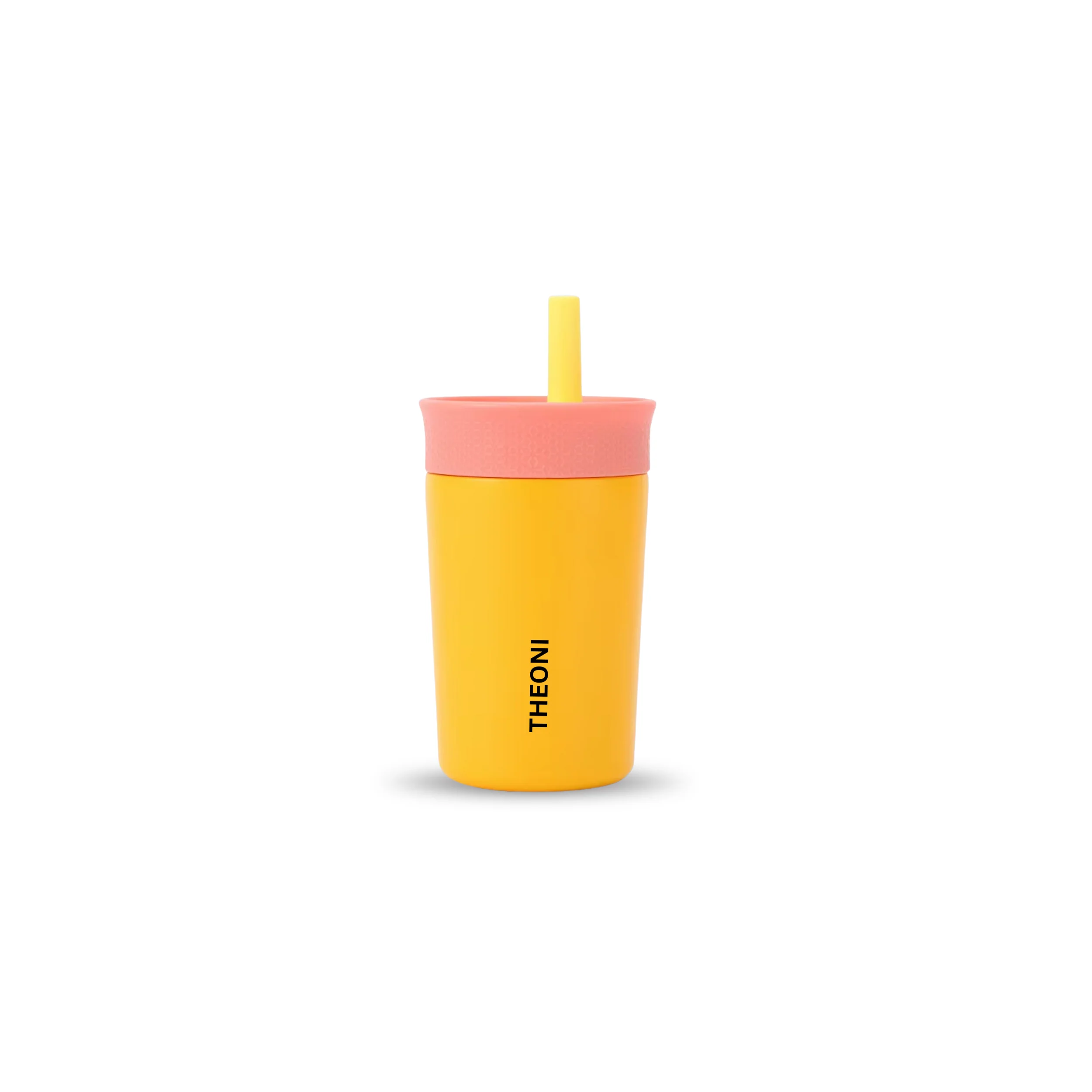 Theoni Star Kids Stainless Steel Insulated Tumbler With Cleaning Brush-Leakproof & BPA Free-Yellow-355ml - Image 11