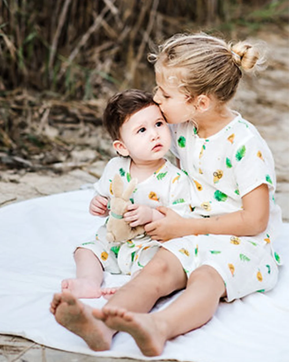 Tickle Tickle White Romper-Poppet Pear-GOTS Certified Organic Cotton-For Infants - Image 5