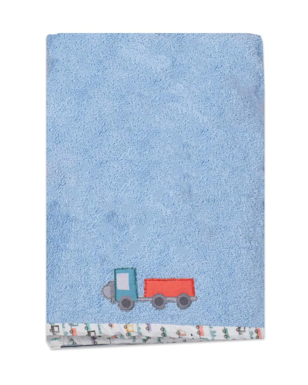 Tiny Snooze Kids Bath Towel-Blue - Image 2