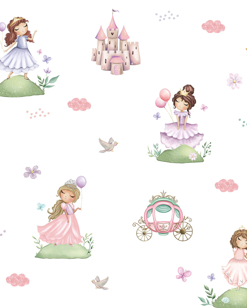 Tiny Snooze White Jhabla-Fairytale-Cotton Muslin-For Infants - Image 5