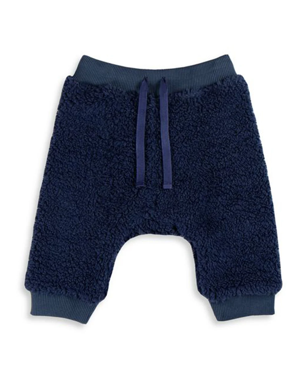 Tiny Twig Navy Blue Winter Wear Jogger-Solid-Jersey-For Infants