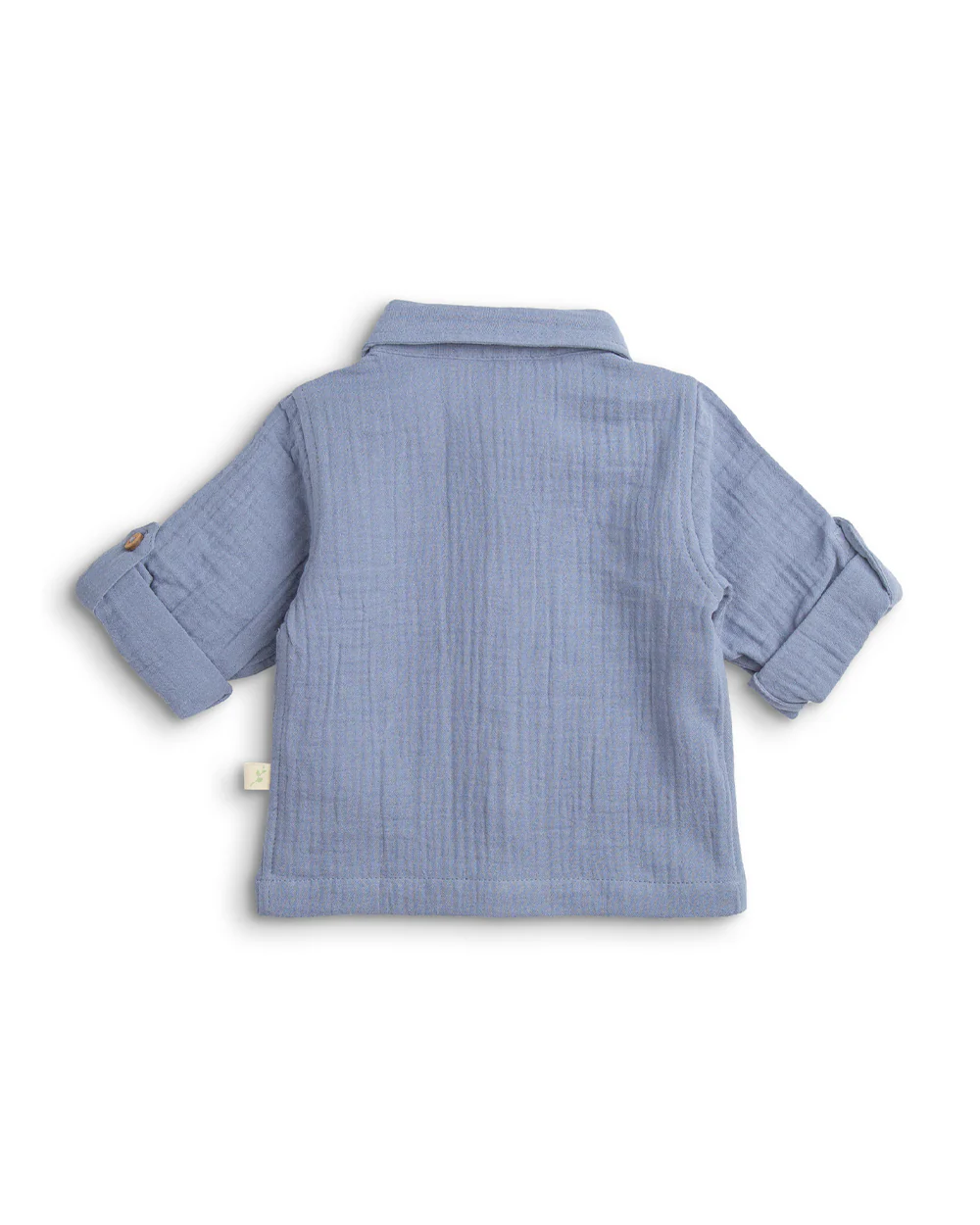 Tiny Twig Tempest Solid Shirt-Organic Cotton-For Infants - Image 2