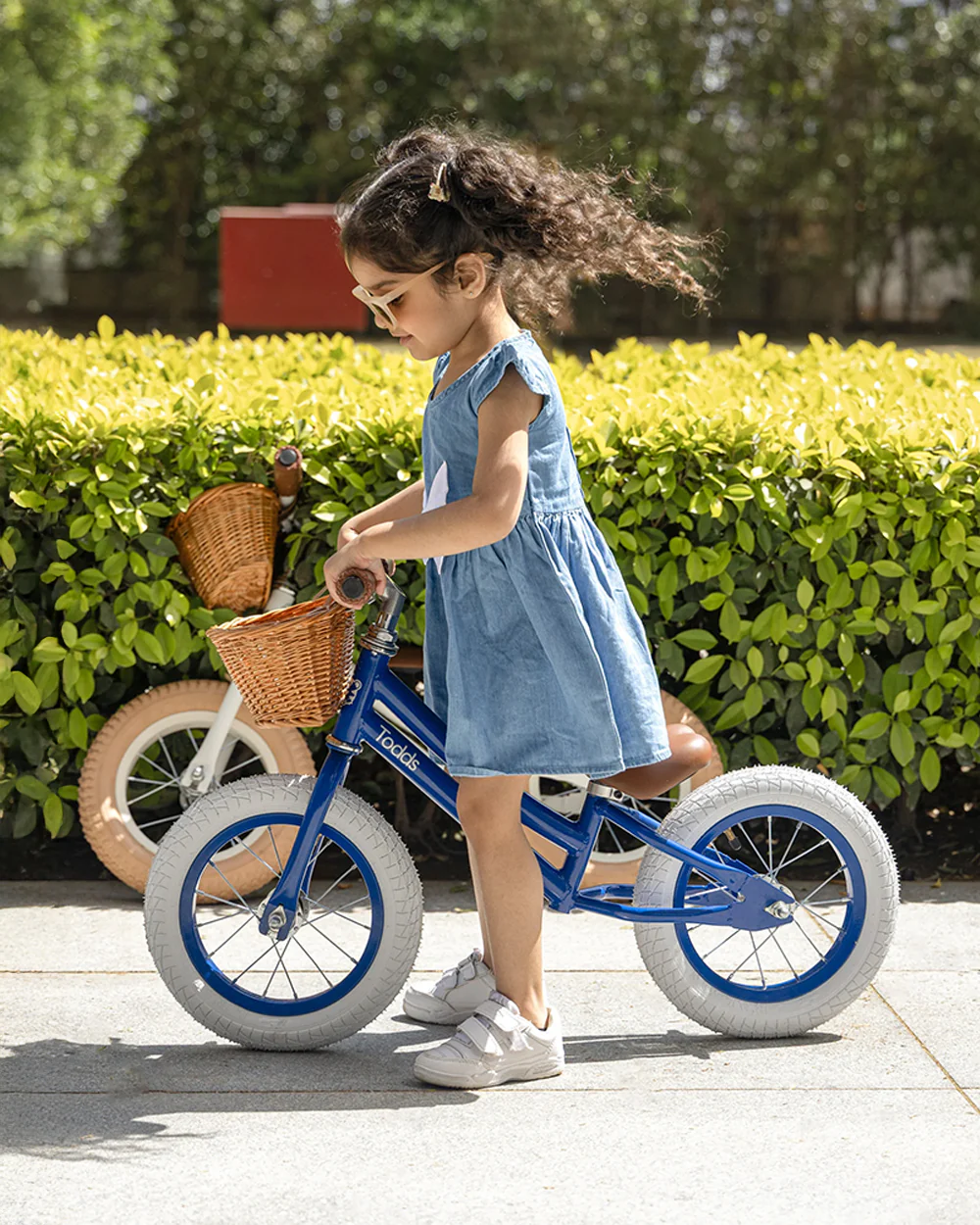 Todds Balance Bike-ISO 8124 Certified-12 Inches-Adjustable Handlebar & Seat Height-Hand Stitched Custom Grip-Non Toxic Lead Free Paint-18M+-Whimsy White - Image 13
