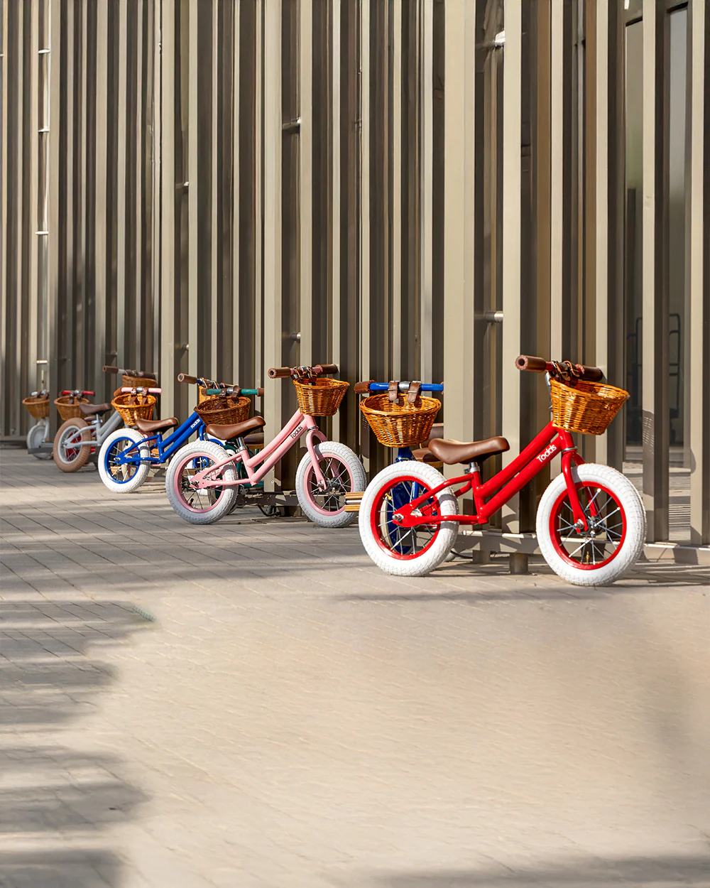 Todds Trike-ISO 8124 Certified-Detachable & Height Adjustable Parent Handlebar-With Birchwood Pedals & Vegan Leather Padded Seat-For 18M+-Whimsy White - Image 28