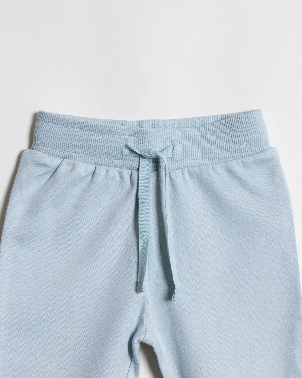 Twingle 100% Organic Cotton Jogger Set-Hypoallergenic Fabric-No Itchy Tags-Soft Elasticated Waistband-Long Sleeves-Solid-Light Blue-For Infants - Image 6