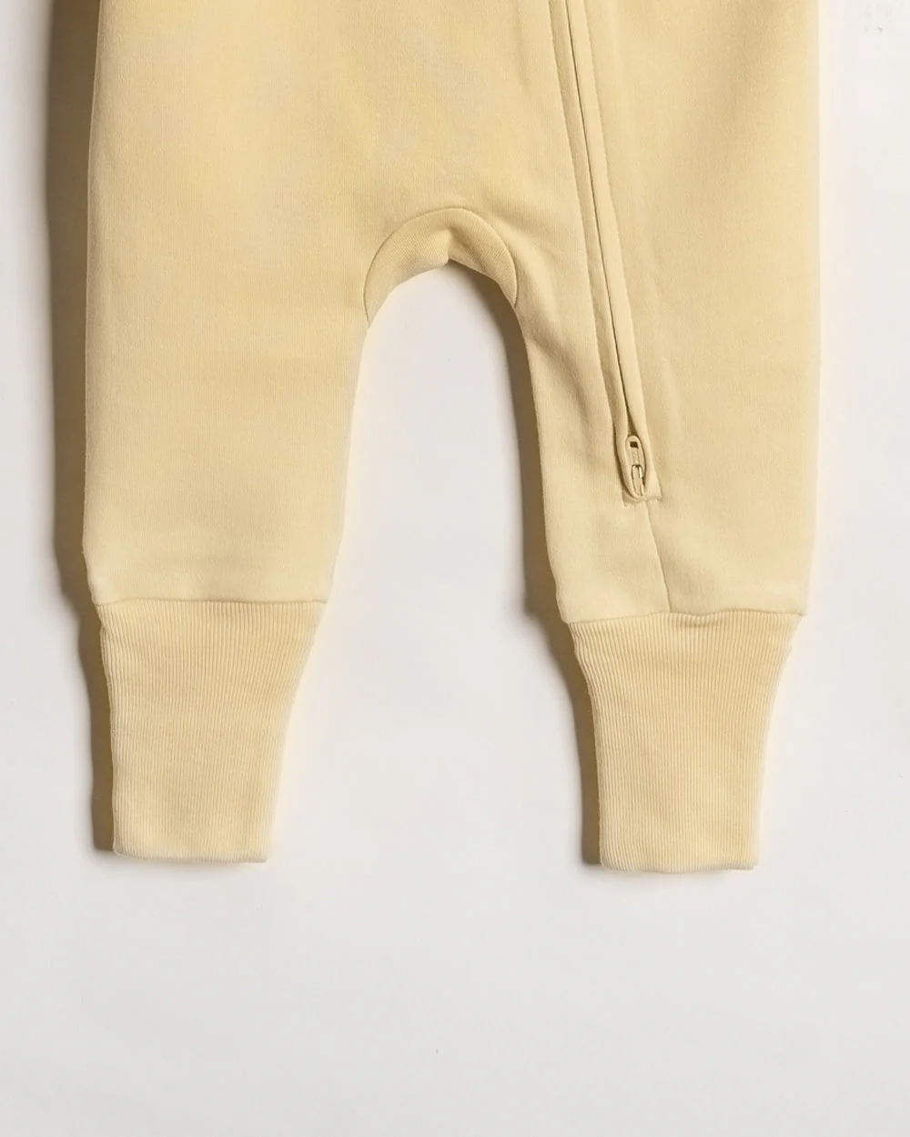 Twingle 100% Organic Cotton Sleepsuits-Zip Guard to Protect Baby's Chin & Neck-Two Way Zipper for Easy Diaper Change-Inbuilt Booties & Mittens-Long Sleeves-Solid-Sage Green & Yellow-Pack of 2-For Infants - Image 7