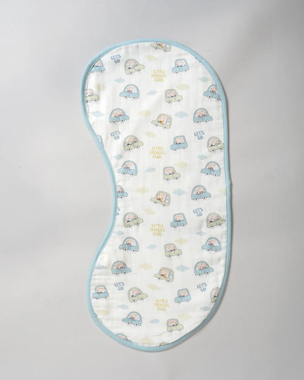 Twingle 100% Organic Muslin Burp Cloth-Reversible Design-Converts to Bib-Trusted YKK Snap-Driver & Checks Print-Pack of 2-For Infants - Image 3
