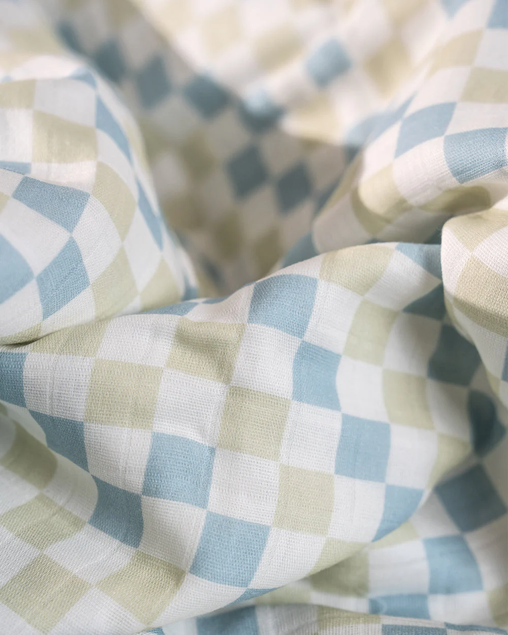 Twingle 100% Organic Muslin Swaddle & Blanket Set-Little Drivers-Generously Sized Swaddles & 4-Layer Muslin Blanket-All-Season Comfort-White & Blue-For Infants - Image 11