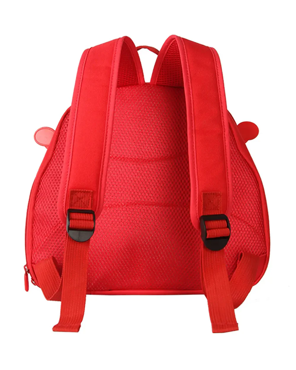 Very Peri Cute Car Face Backpack-Red-Adjustable Shoulder Straps-Preschool Nursery Travel Bag - Image 2