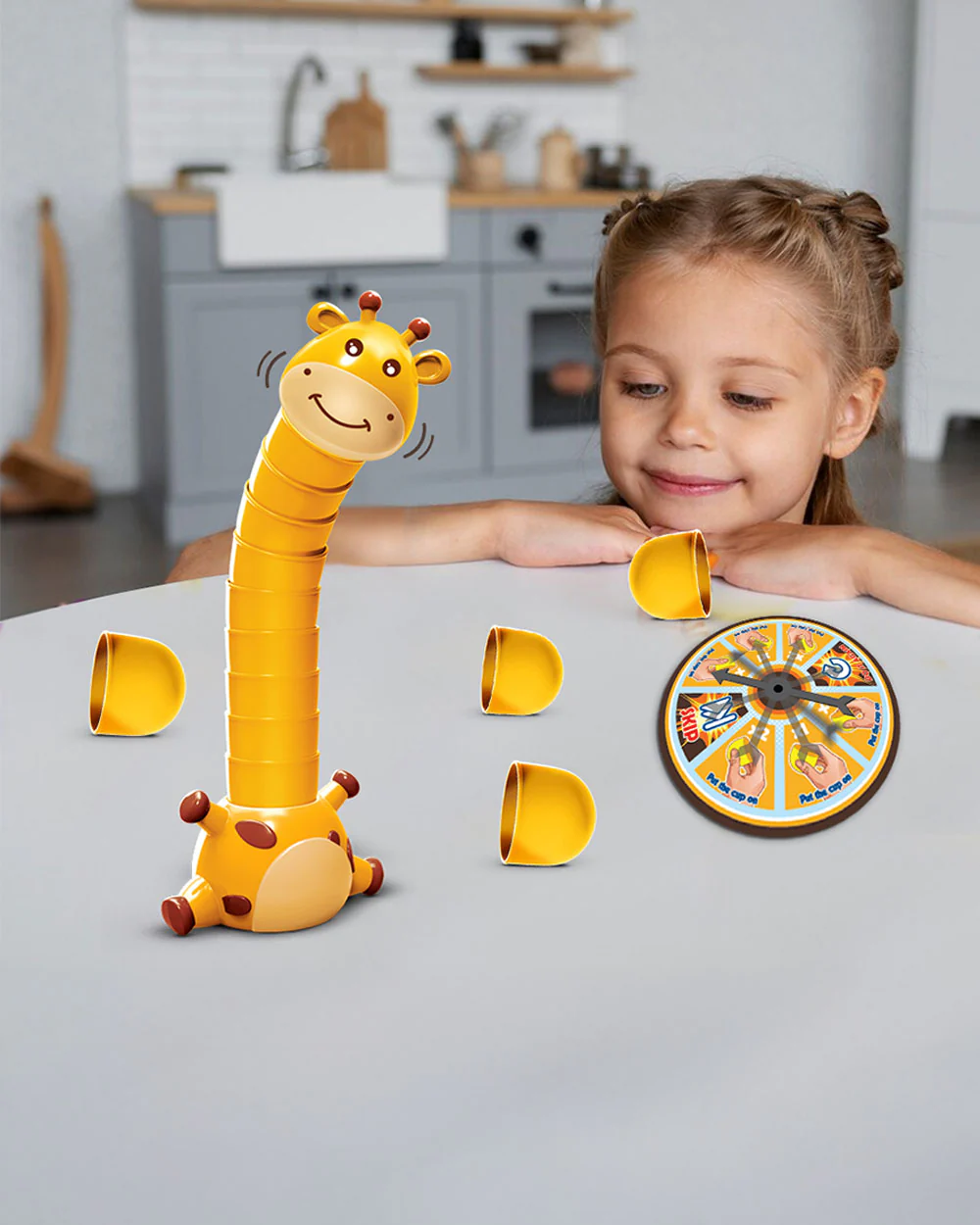 Wembley Giraffe Stacker-Shape Sorter & Stacker-Develops Hand Eye Coordination-Learning & Educational Toys-24M+ - Image 9