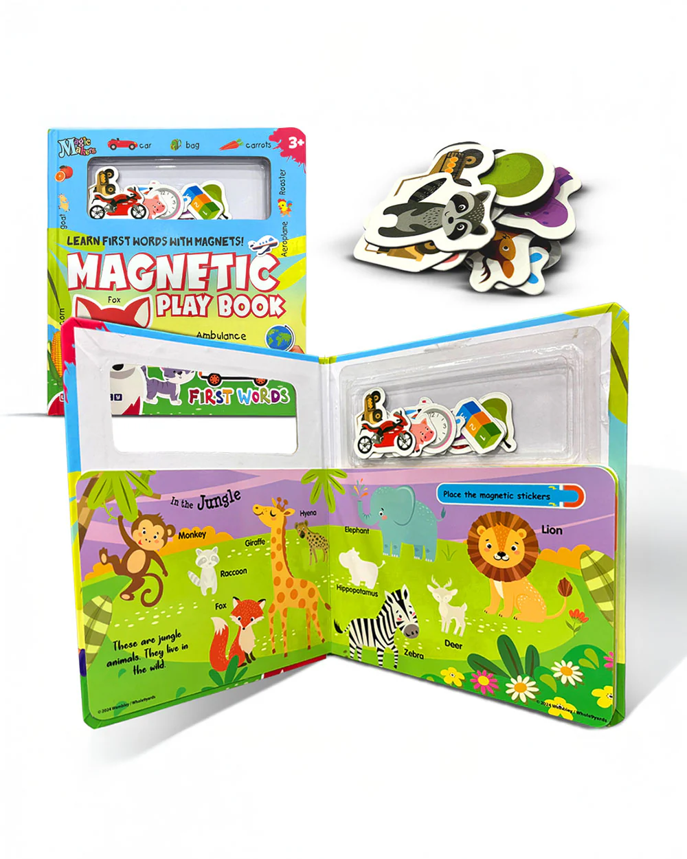 Wembley My First Numbers Magnetic Play Book-Enhance Cognitive Skills-24M+
