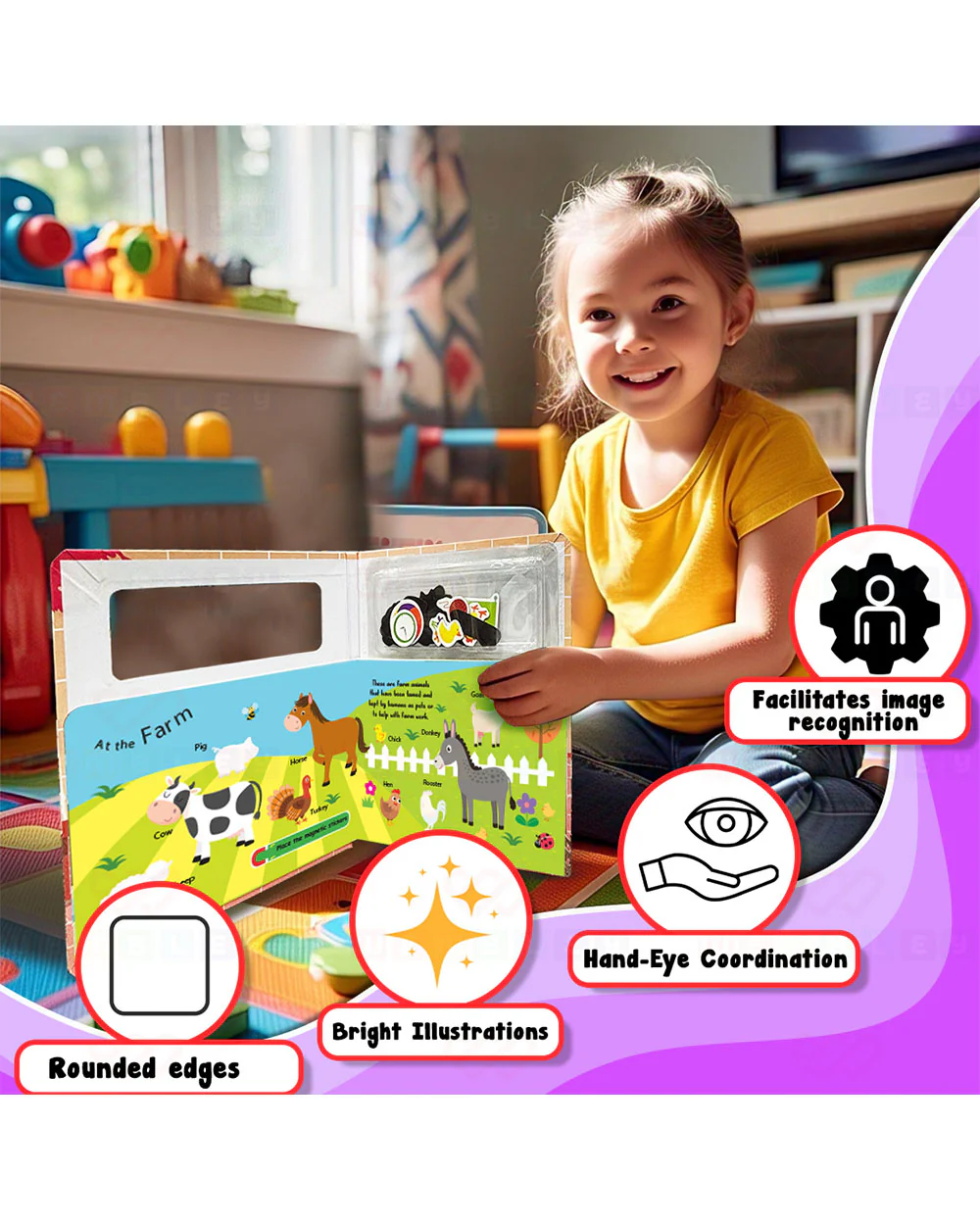 Wembley My First Numbers Magnetic Play Book-Enhance Cognitive Skills-24M+ - Image 6