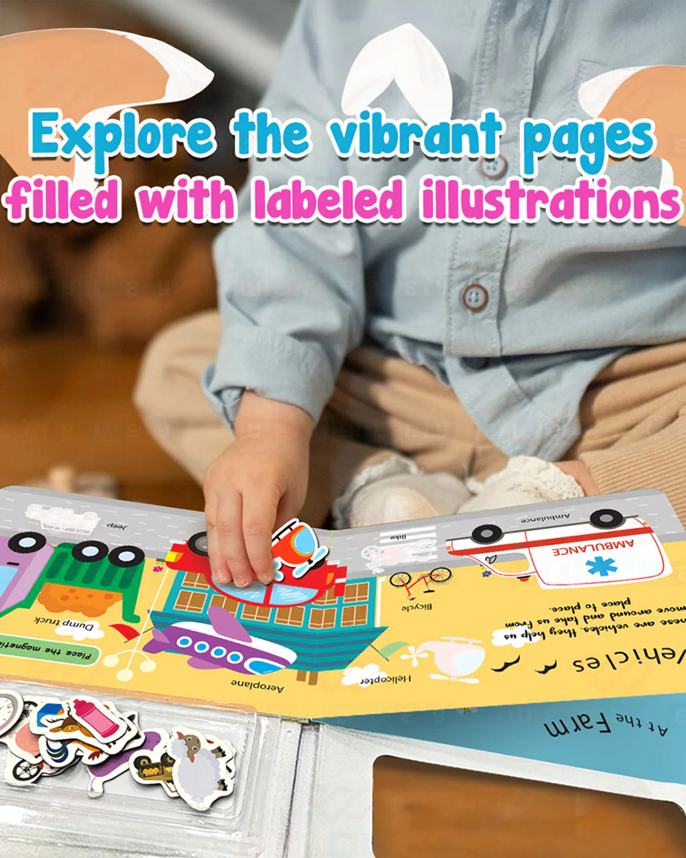 Wembley My First Numbers Magnetic Play Book-Enhance Cognitive Skills-24M+ - Image 7