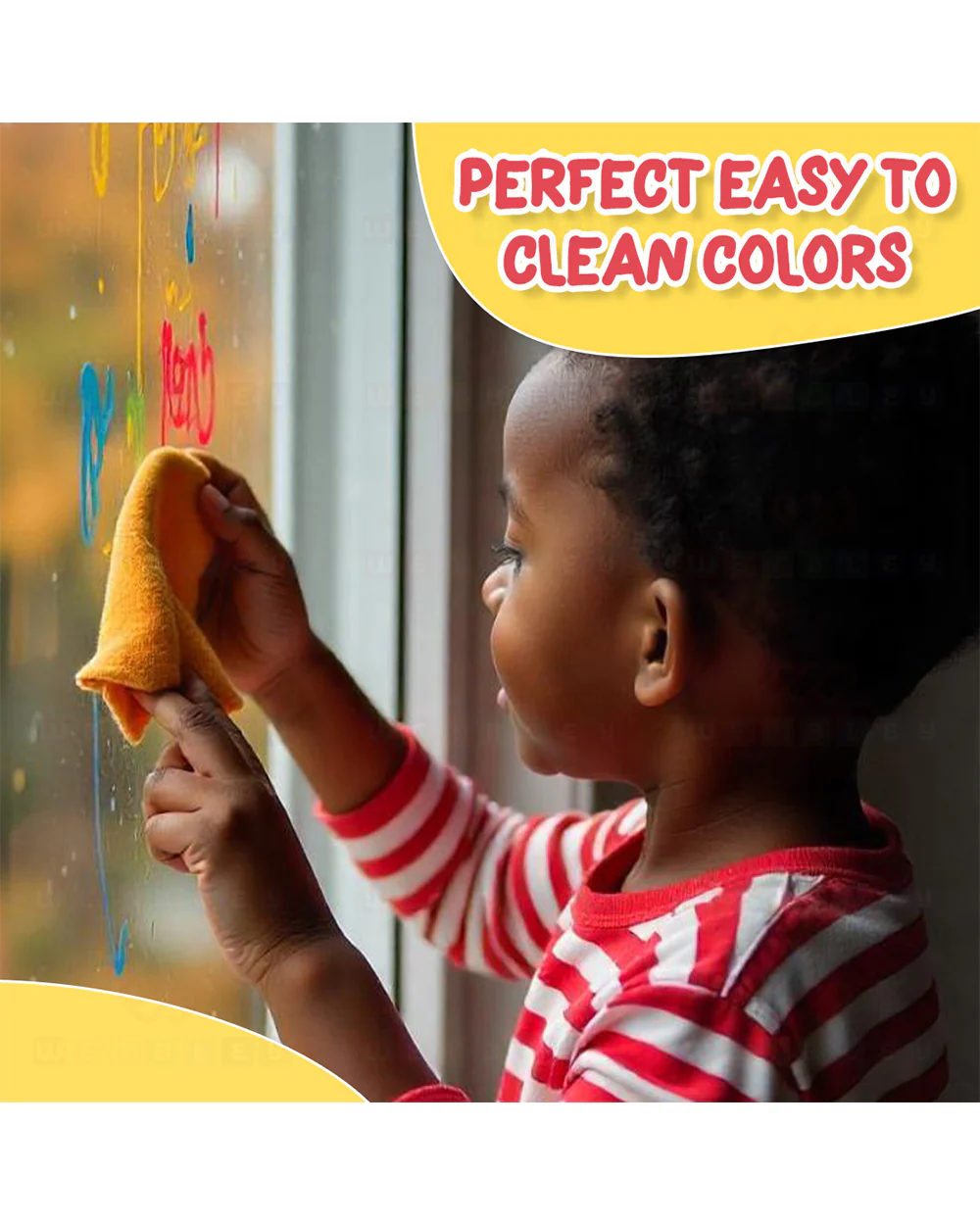 Wembley Neon Paint Stick-Includes 6 Color Sticks-Washable & Quick Dry Paint-3Y+ - Image 8