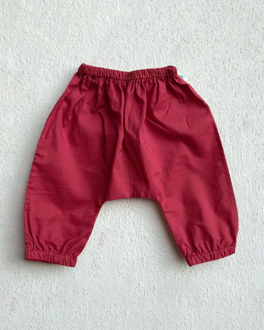 Whitewater Kids Red Top and Pajama Set-Sleeveless-Solid-Organic Cotton-For Infants - Image 3