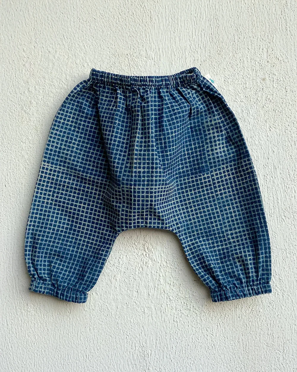 Whitewater Kids Yellow & Indigo Jhabla Set-Zoo Print-100% Organic Cotton-For Infants - Image 4