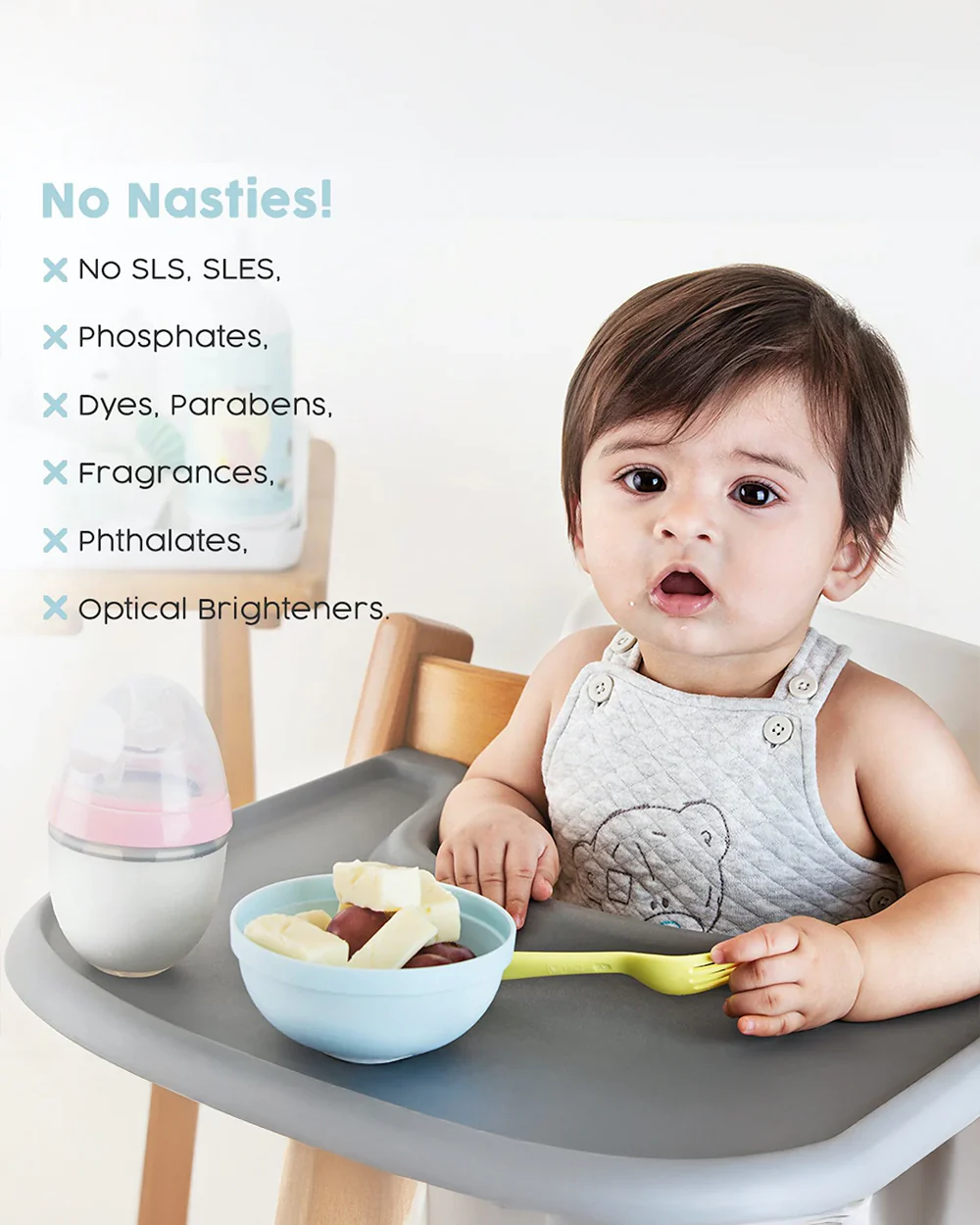 Windmill Baby Natural Bottle And Dish Wash-Infant Safe, USDA Certified-Refill Pack - Image 3